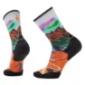SmartWool Run Targeted Cushion Singletrack Print Crewsokker