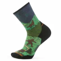 SmartWool Trail Run Targeted Cushion Neature Print Crew Sokker male