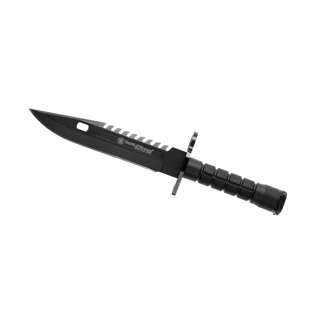Smith 8´´ Special Ops M-9 Fixed Blade Kniv, Black, One Size
