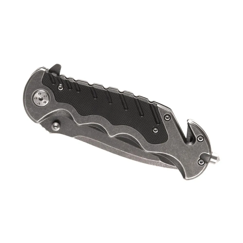 Smith Border Guard Swbg10s Serrated Tanto Lommekniv, Black, One Size