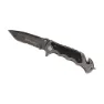 Smith Border Guard Swbg10s Serrated Tanto Lommekniv, Black, One Size