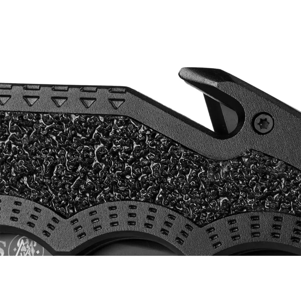 Smith Border Guard Swbg1s Serrated Folder Lommekniv, Black, One Size Smith Border Guard Swbg1s Serrated Folder Lommekniv, Black, One Size