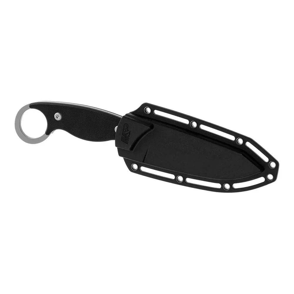 Smith Extreme Ops Chokehold Karambit Fixed Kniv, Black, One Size Smith Extreme Ops Chokehold Karambit Fixed Kniv, Black, One Size