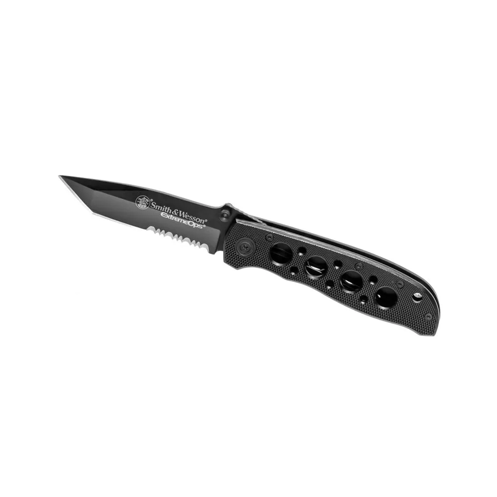 Smith Extreme Ops Ck5tbs Serrated Tanto Lommekniv, Black, One Size Smith Extreme Ops Ck5tbs Serrated Tanto Lommekniv, Black, One Size