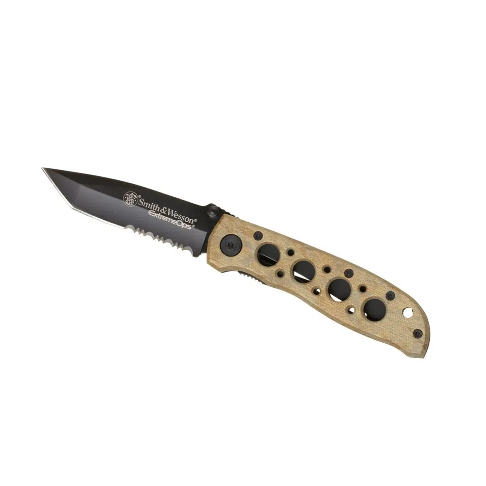 Smith Extreme Ops Ck5tbsd Serrated Tanto Folder Lommekniv, Desert, One Size Smith Extreme Ops Ck5tbsd Serrated Tanto Folder Lommekniv, Desert, One Size