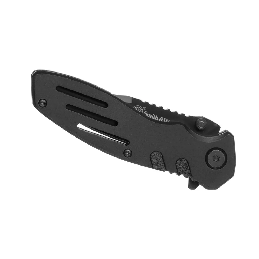Smith Extreme Ops Swa24s Serrated Folder Lommekniv, Black, One Size Smith Extreme Ops Swa24s Serrated Folder Lommekniv, Black, One Size