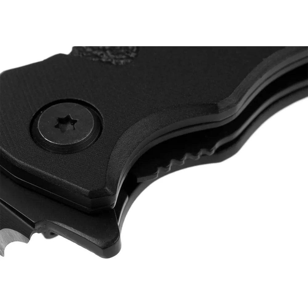 Smith Extreme Ops Swa24s Serrated Folder Lommekniv, Black, One Size Smith Extreme Ops Swa24s Serrated Folder Lommekniv, Black, One Size