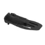 Smith Extreme Ops Swa24s Serrated Folder Lommekniv, Black, One Size