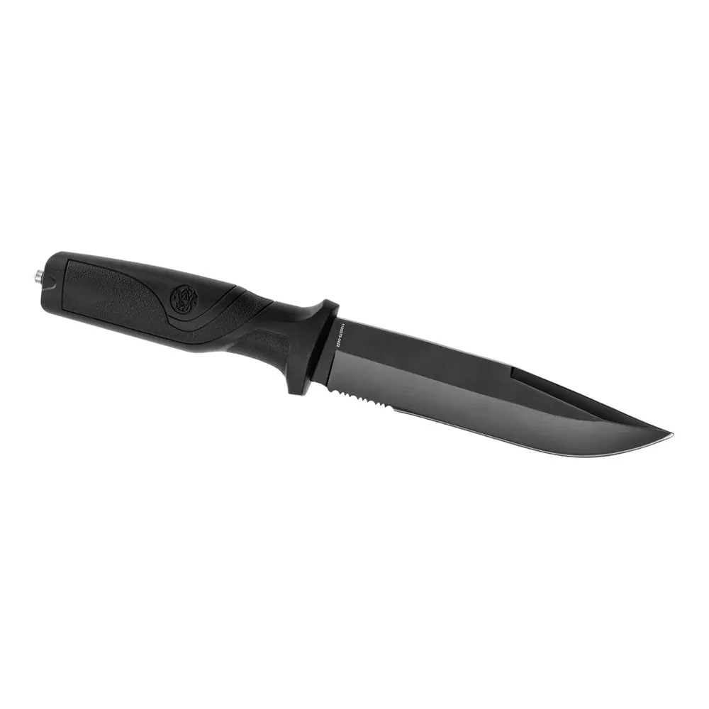 Smith Search&rescue Tanto Fixed Blade Kniv, Black, One Size