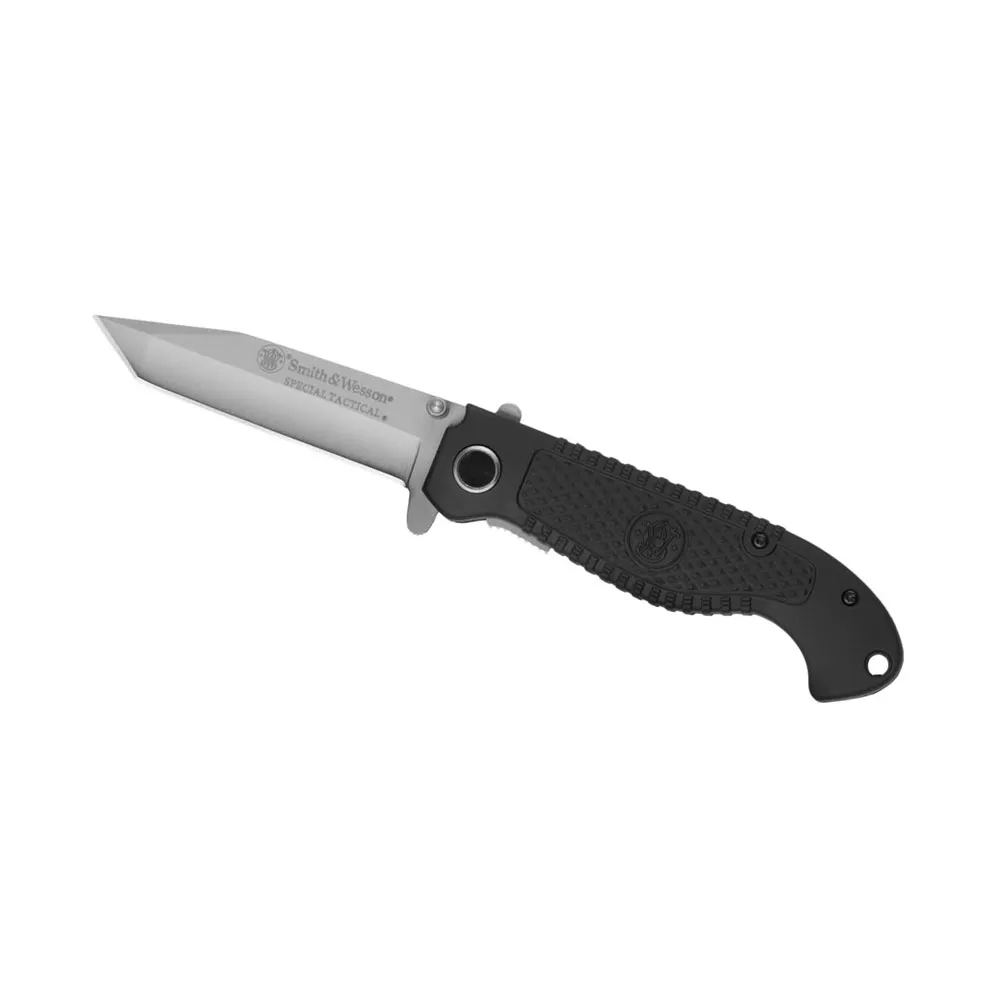 Smith Special Tactical Cktac Tanto Folder Lommekniv, Black / silver, One Size Smith Special Tactical Cktac Tanto Folder Lommekniv, Black / silver, One Size