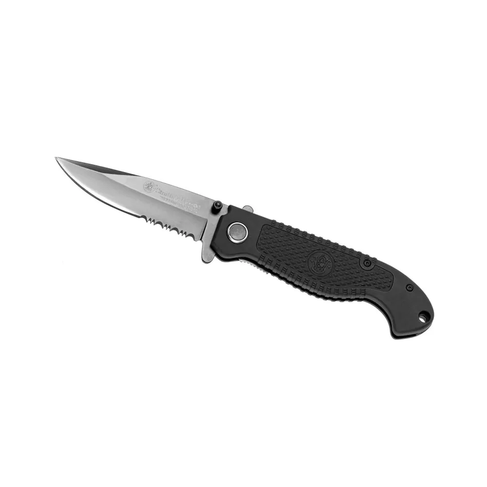 Smith Special Tactical Cktacbs Serrated Folder Lommekniv, Black, One Size Smith Special Tactical Cktacbs Serrated Folder Lommekniv, Black, One Size
