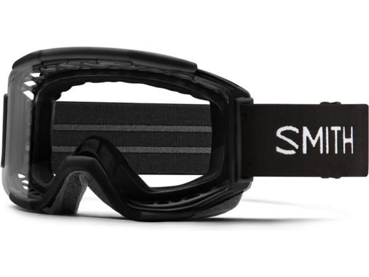 Smith Squad MTB Goggle, Black 24/clear single, One Size