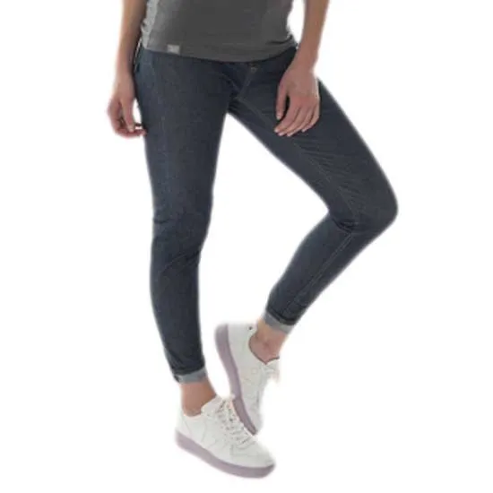 Snap Climbing Skinny Jean Bukser, Blue denim