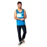 Snap Climbing Two-colored Pocket Ermeløs T-skjorte, Steel blue