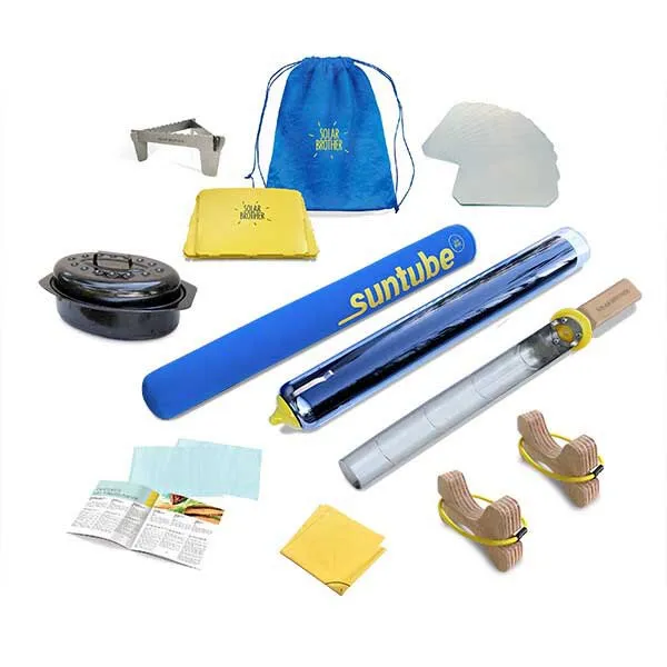 Solar Brother Sungood 360 Bærbar Solcelledrevet Ovn, Silver / yellow, One Size Solar Brother Sungood 360 Bærbar Solcelledrevet Ovn, Silver / yellow, One Size