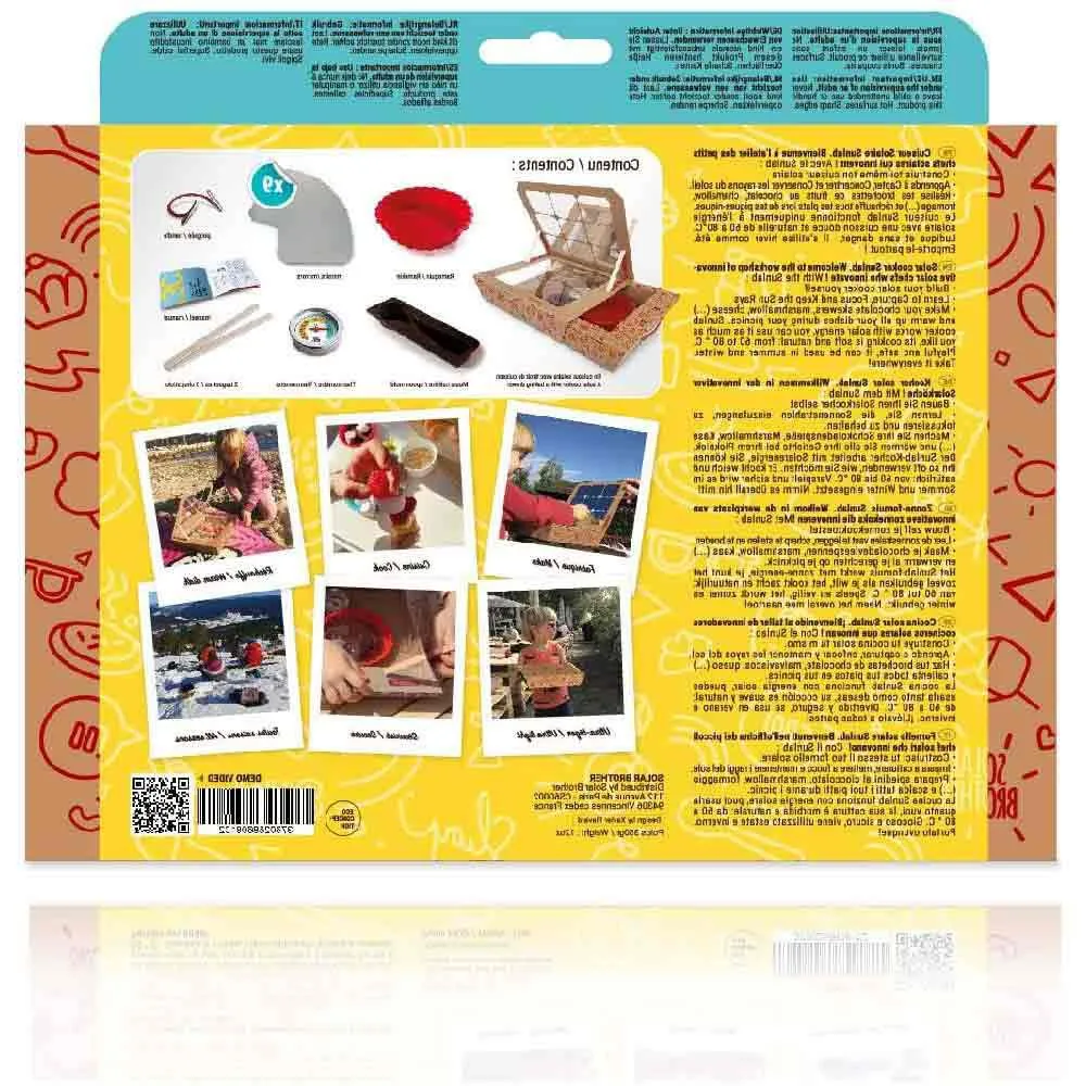 Solar Brother Sunlab Kids Solkjøkken, Yellow / brown, One Size