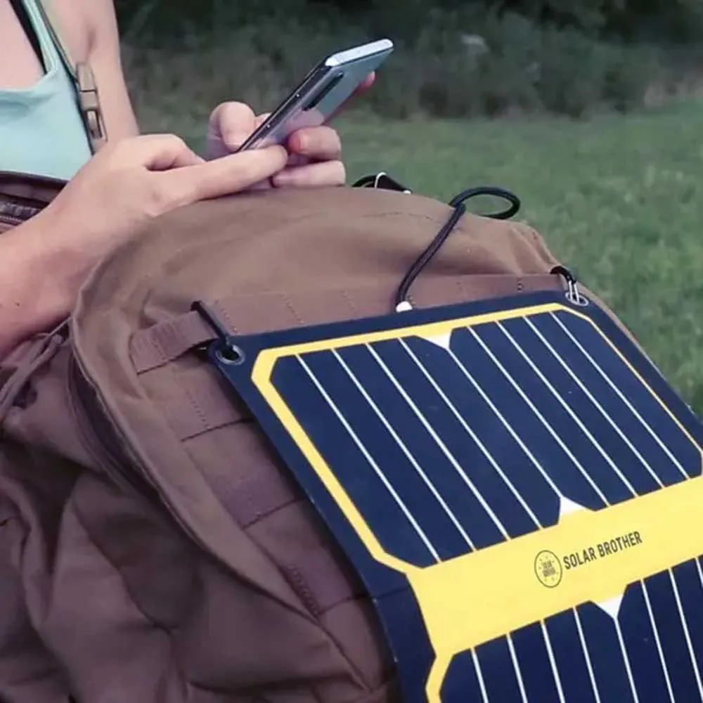 Solar Brother Sunmoove Solcellelader 16w, Yellow / black, One Size