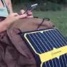 Solar Brother Sunmoove Solcellelader 16w, Yellow / black, One Size