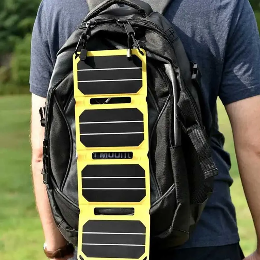 Solar Brother Sunmoove Solcellelader 6.5w, Yellow / black, One Size