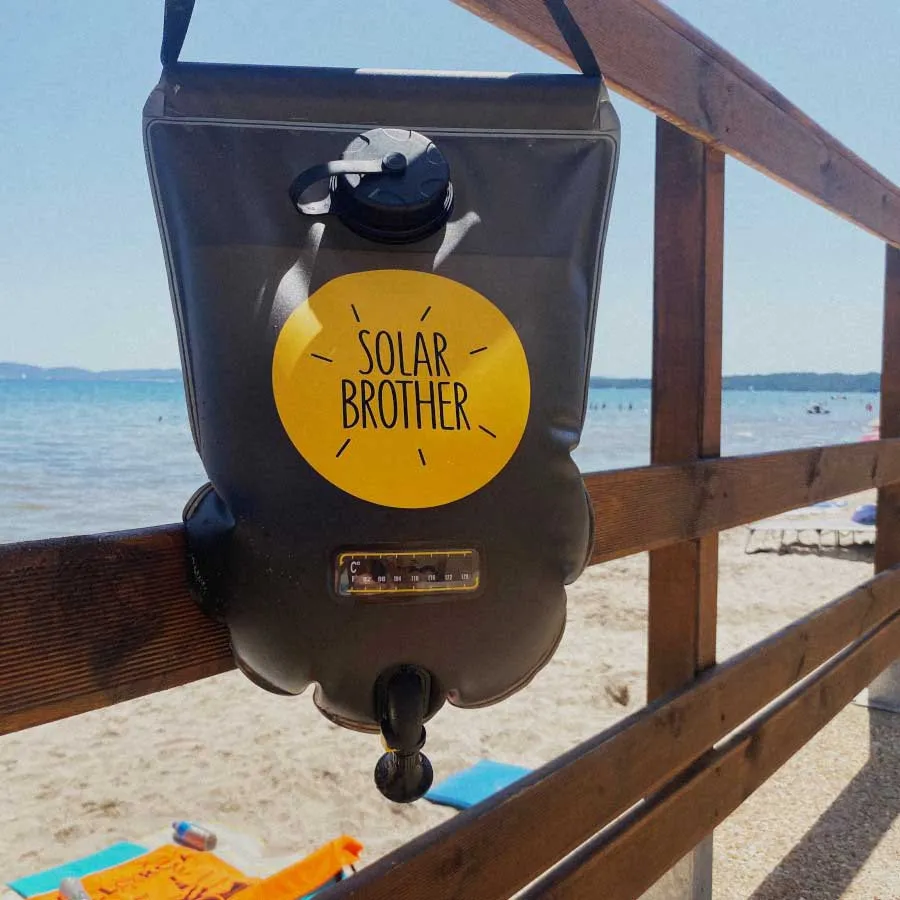 Solar Brother Sunwater Solar 7l Dusj, Black / yellow, One Size Solar Brother Sunwater Solar 7l Dusj, Black / yellow, One Size