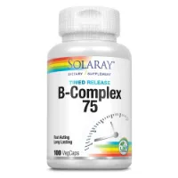 Solaray B-complex 75 Kapsler 100 Enheter Solaray B-complex 75 Kapsler 100 Enheter