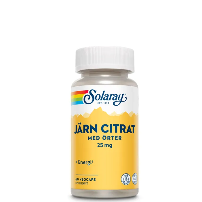 Solaray Citrat 60 kapsler