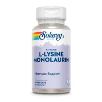 Solaray L-lysine Monolaurin Kapsler 60 Enheter