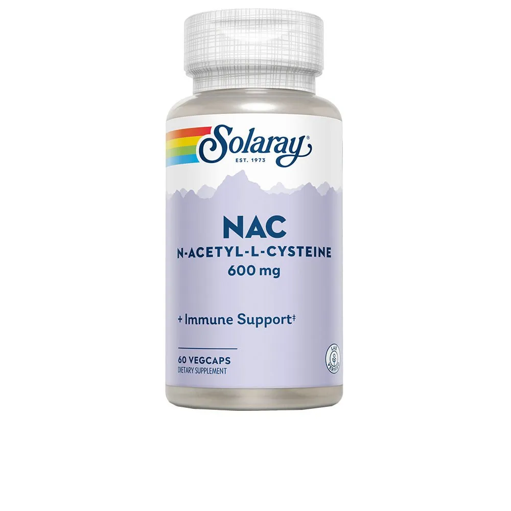 Solaray Nac N-acetyl-l-cysteine 600mg Amino Acid Kapsler 60 Enheter, One size