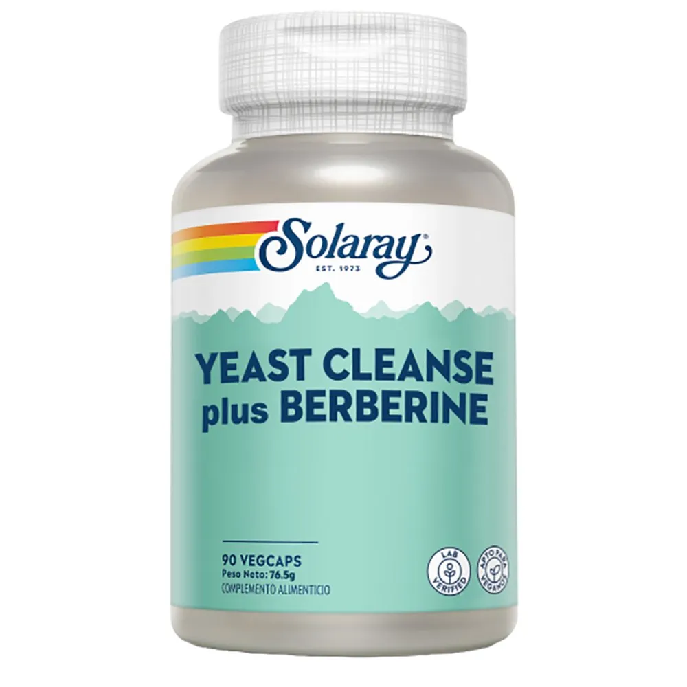 Solaray Plus Yeast Cleanse + Berberine Kapsler 90 Enheter, Multicolour, One Size Solaray Plus Yeast Cleanse + Berberine Kapsler 90 Enheter, Multicolour, One Size