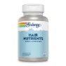 Solaray Rients Hair Kapsler Nøtt 120 Enheter, White / silver, One Size