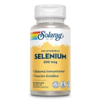 Solaray Selen 200 Mcg Gjærfri 90 Enheter
