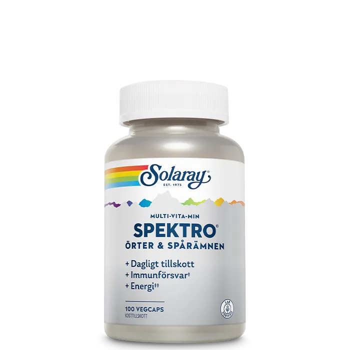 Solaray Spektro Multi-Vita-Min, 100 kapsler