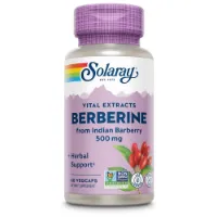 Solaray Super Berberine 500mg Kapsler 60 Enheter