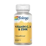 Solaray Vitamin C D Zink 30 kapsler