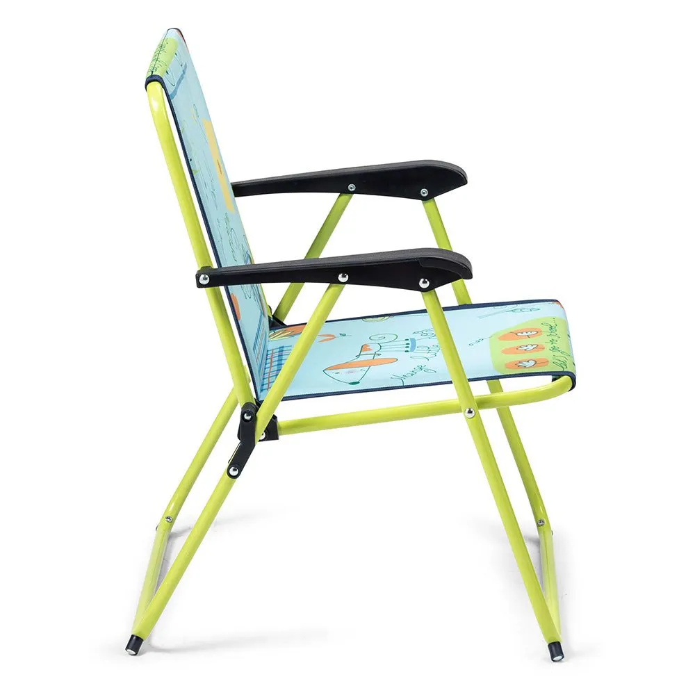 Solenny Aluminium Fast Sammenleggbar Stol For Spedbarn 52x42x40 Cm unisex, Green / blue, One Size Solenny Aluminium Fast Sammenleggbar Stol For Spedbarn 52x42x40 Cm unisex, Green / blue, One Size