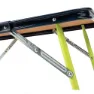 Solenny Durolac Sammenleggbart Campingbord For Spedbarn 60x40x50 Cm unisex, Green / blue, One Size