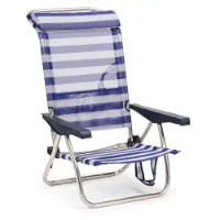 Solenny Lav Sammenleggbar Stol 4 Posisjoner 83x77x60 Cm unisex