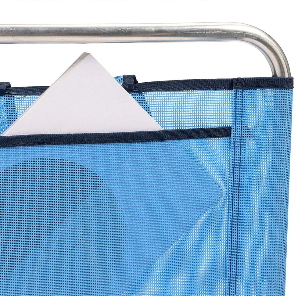 Solenny Lav Sammenleggbar Stol I Aluminium 63x54x50 Cm unisex, Blue, One Size