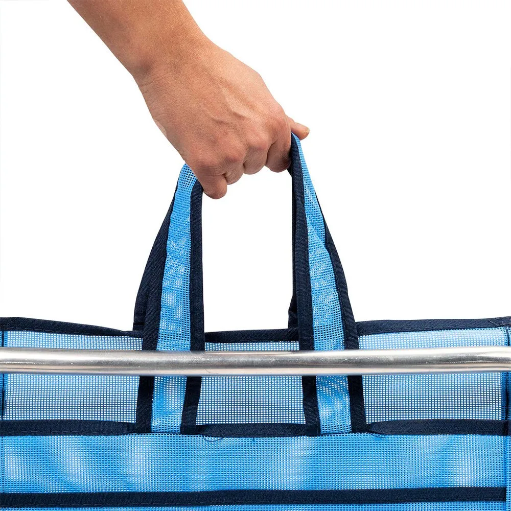 Solenny Lav Sammenleggbar Stol I Aluminium 63x54x50 Cm unisex, Blue, One Size