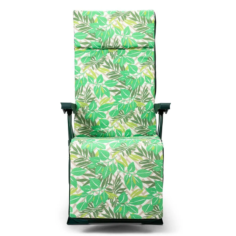 Solenny Relax Sammenleggbar Solseng 5 Posisjoner 108x76x60 Cm unisex, Green, One Size