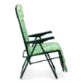 Solenny Relax Sammenleggbar Solseng 5 Posisjoner 108x76x60 Cm unisex, Green, One Size