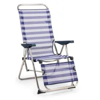 Solenny Relax Sammenleggbar Solseng 5 Posisjoner 114x75x63 Cm unisex