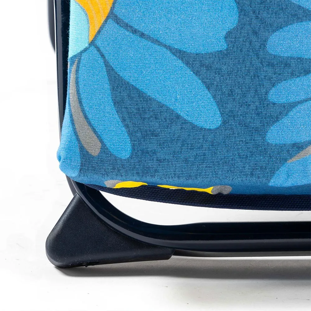 Solenny Super-relax Sammenleggbar Solseng Med 6 Posisjoner 114x86x62 Cm unisex, Blue / orange / yellow, One Size Solenny Super-relax Sammenleggbar Solseng Med 6 Posisjoner 114x86x62 Cm unisex, Blue / orange / yellow, One Size