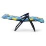 Solenny Super-relax Sammenleggbar Solseng Med 6 Posisjoner 114x86x62 Cm unisex, Blue / orange / yellow, One Size