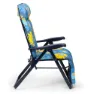 Solenny Super-relax Sammenleggbar Solseng Med 6 Posisjoner 114x86x62 Cm unisex, Blue / orange / yellow, One Size