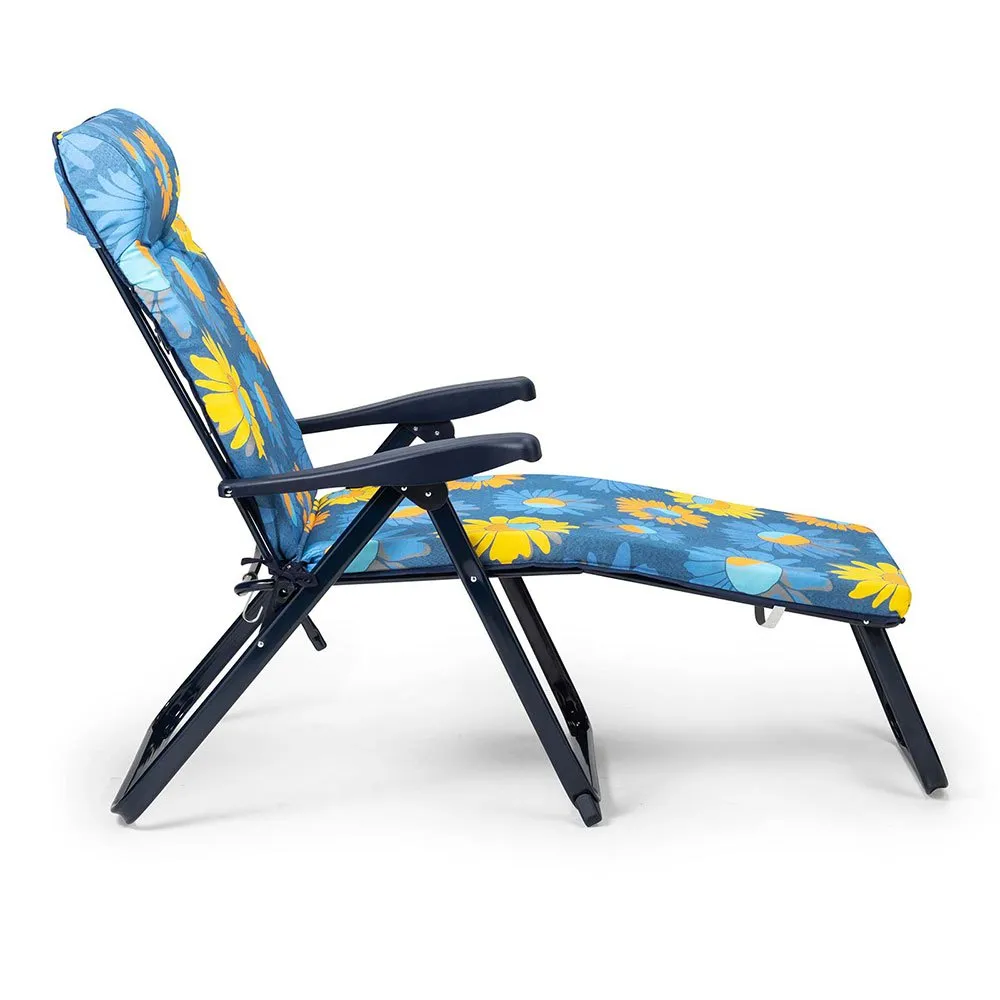 Solenny Super Sammenleggbar Solseng Med 6 Posisjoner 114x132x62 Cm unisex, Blue / yellow, One Size Solenny Super Sammenleggbar Solseng Med 6 Posisjoner 114x132x62 Cm unisex, Blue / yellow, One Size