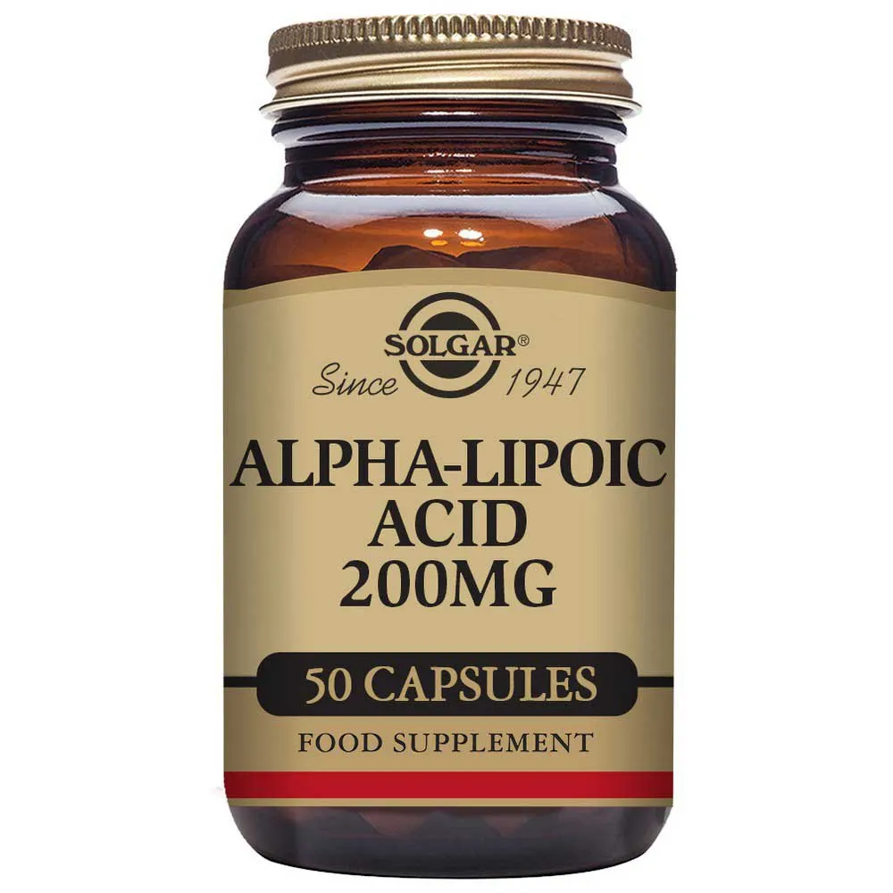 Solgar Alfalipoinsyre 200 Mg 50 Enheter, Golden, One Size Solgar Alfalipoinsyre 200 Mg 50 Enheter, Golden, One Size