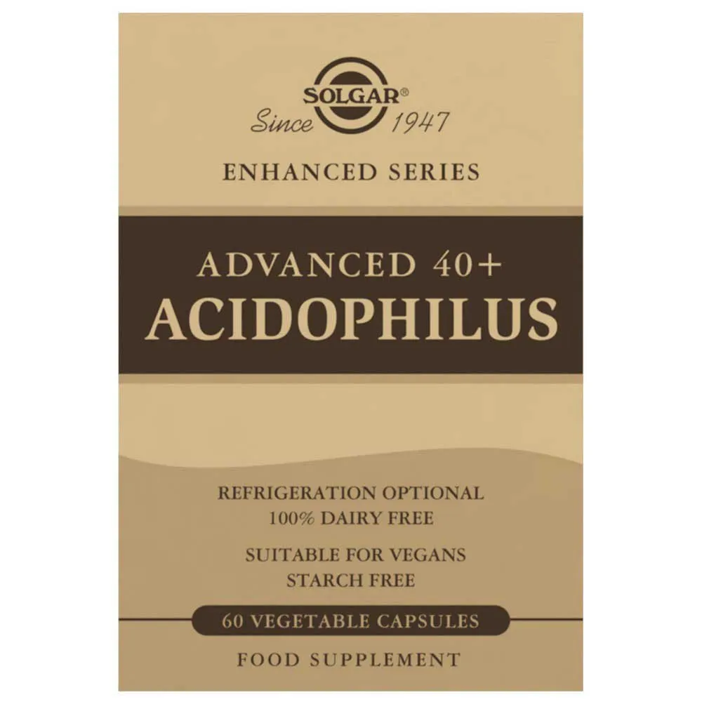Solgar Avansert 40+ Acidophilus 60 Enheter, One size