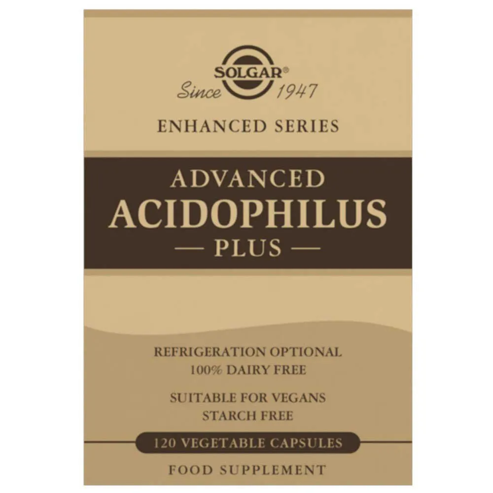 Solgar Avansert Acidophilus Plus 120 Enheter, Brown, One Size Solgar Avansert Acidophilus Plus 120 Enheter, Brown, One Size