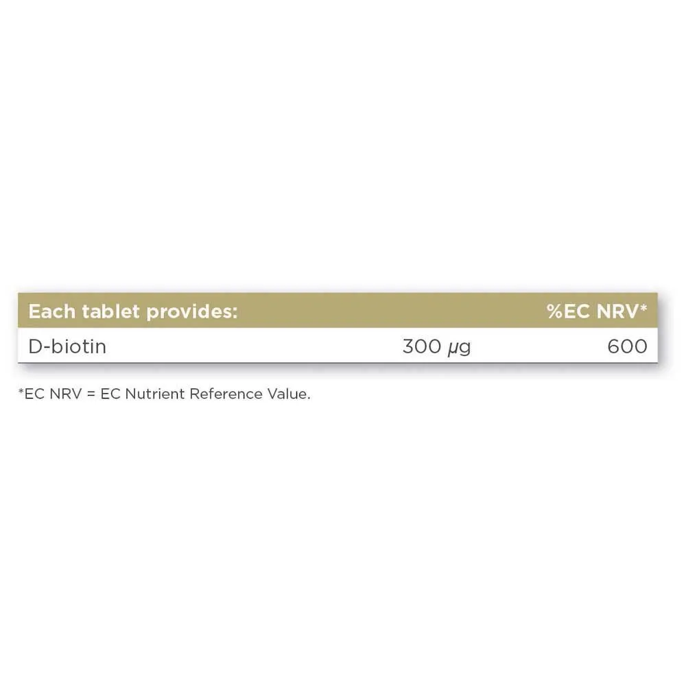 Solgar Biotin 300mcg Tabletter 100 Enheter, Golden, One Size Solgar Biotin 300mcg Tabletter 100 Enheter, Golden, One Size